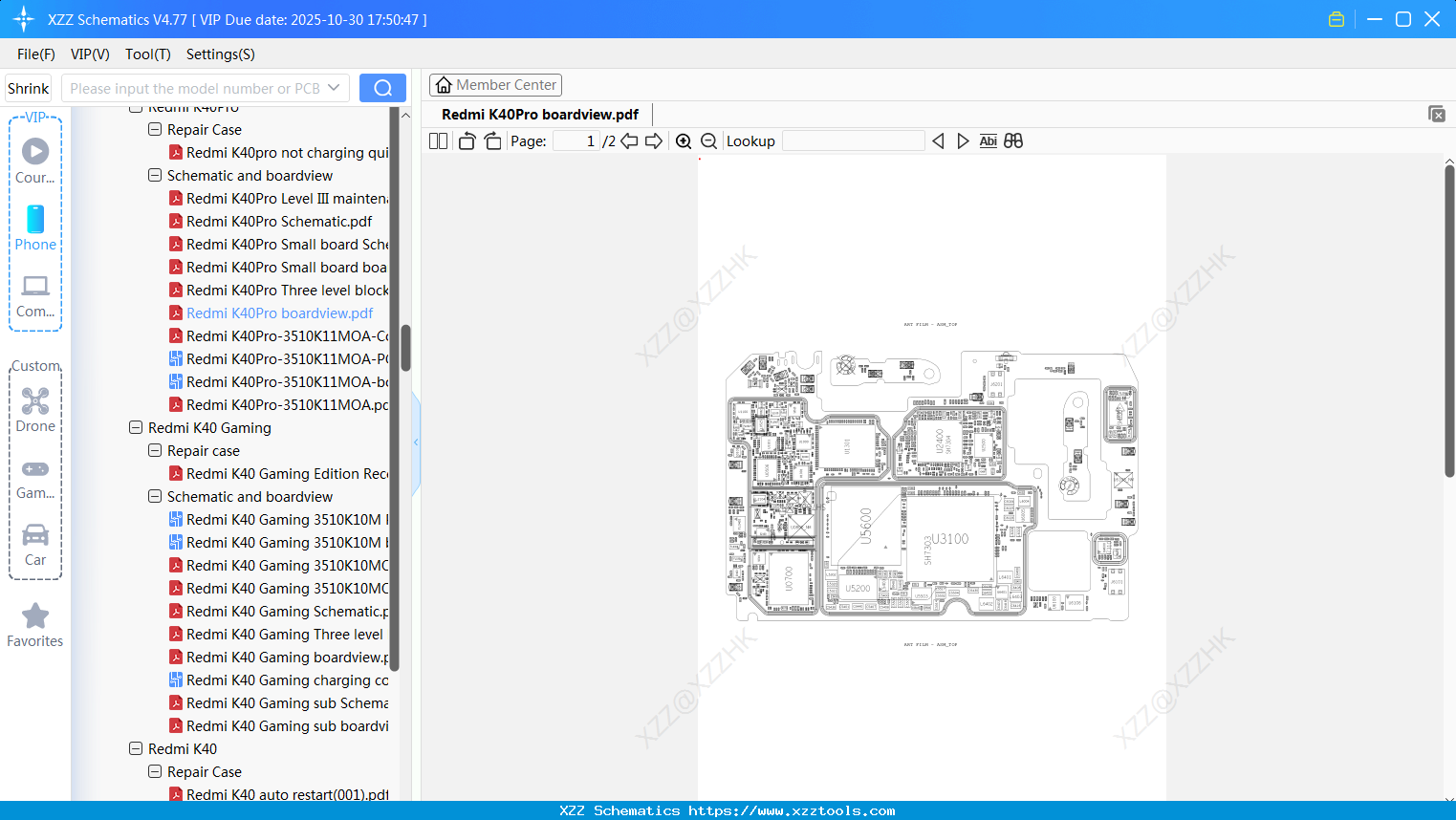 Xiaomi Redmi K40Pro Boardview